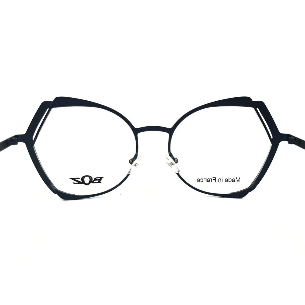 BOZ by J.F. Rey Eyeglasses Frames ORKA 2542 Matte Navy Blue Green 54-18-140
